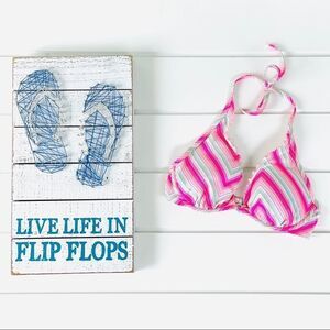Victoria’s Secret Triangle Padded Bikini Swim Top